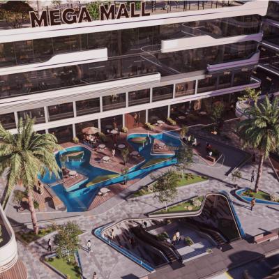محل تجاري بمشروع mega mall المركزية أ