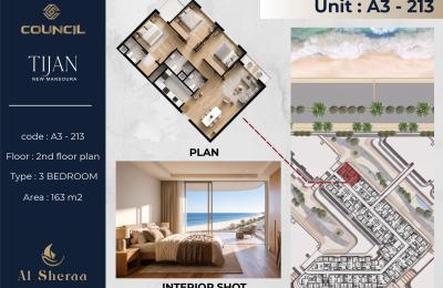 وحدة سكنية مميزة بمشروع Tijan المنصورة الجديدة