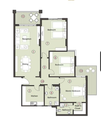 Apartment the address east