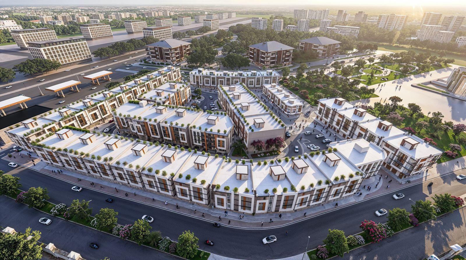 وحدة سكنية 105م بمشروع Rose Garden