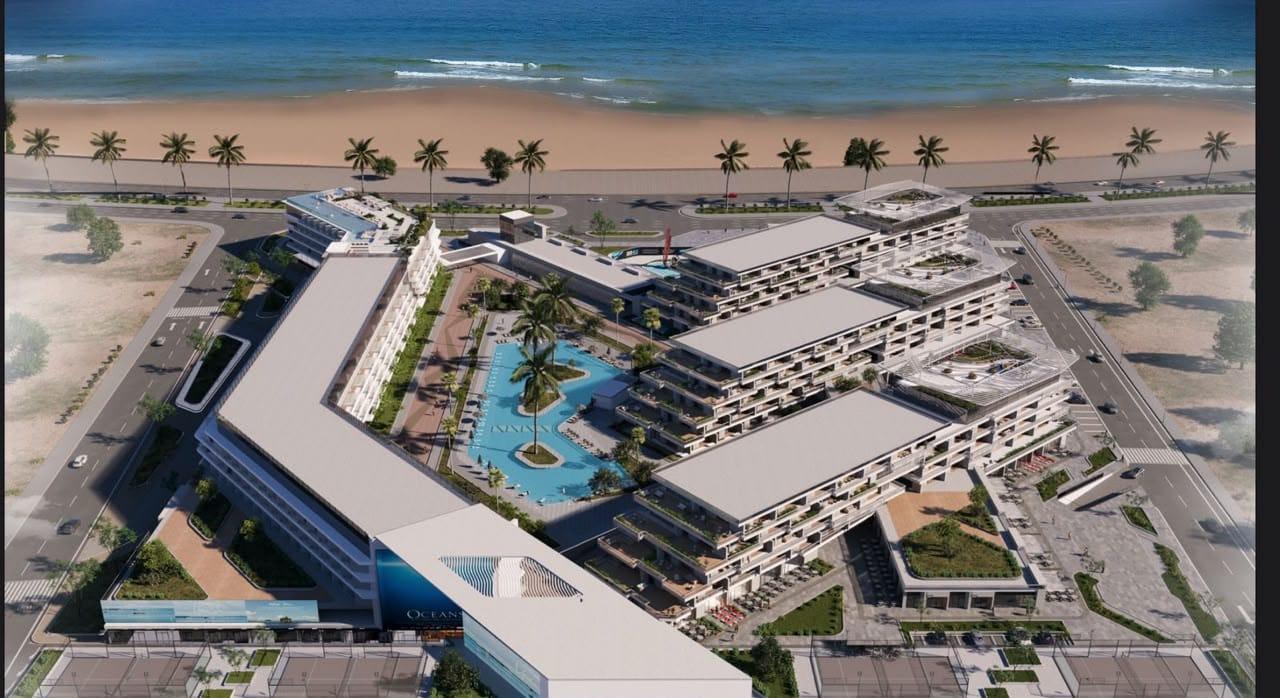 Blue Daimond وحدة فندقية مساحة60م pool & sea view كامل التشطيب والفرش